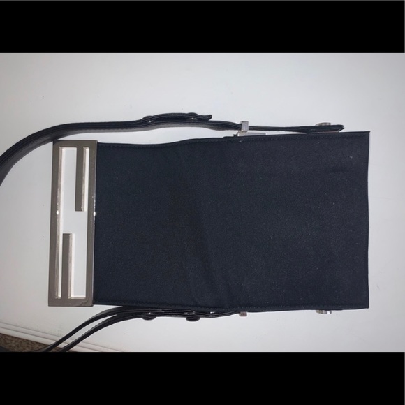 Authentic fendi RUNWAY black logo bag - Picture 2 of 8